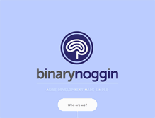 Tablet Screenshot of binarynoggin.com